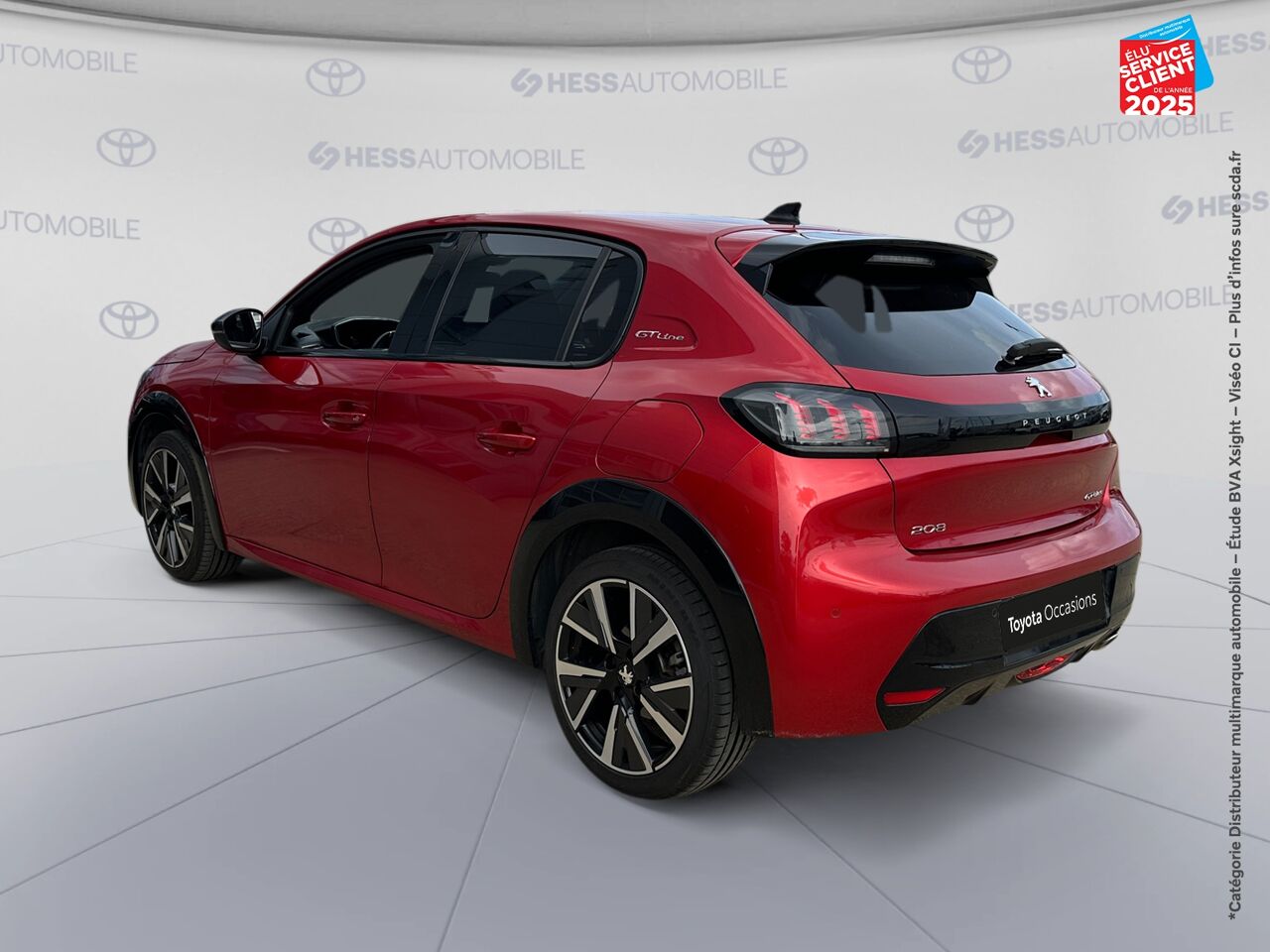 Véhicule d'occasion PEUGEOT 208 1.2 PURETECH 100CH SS GT LINE chez Toyota Bar le Duc