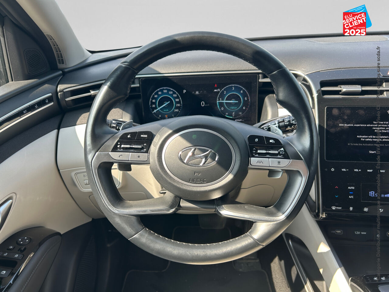 Véhicule d'occasion HYUNDAI TUCSON 1.6 CRDI 136CH HYBRID 48V EXECUTIVE DCT7 chez Hyundai Epernay