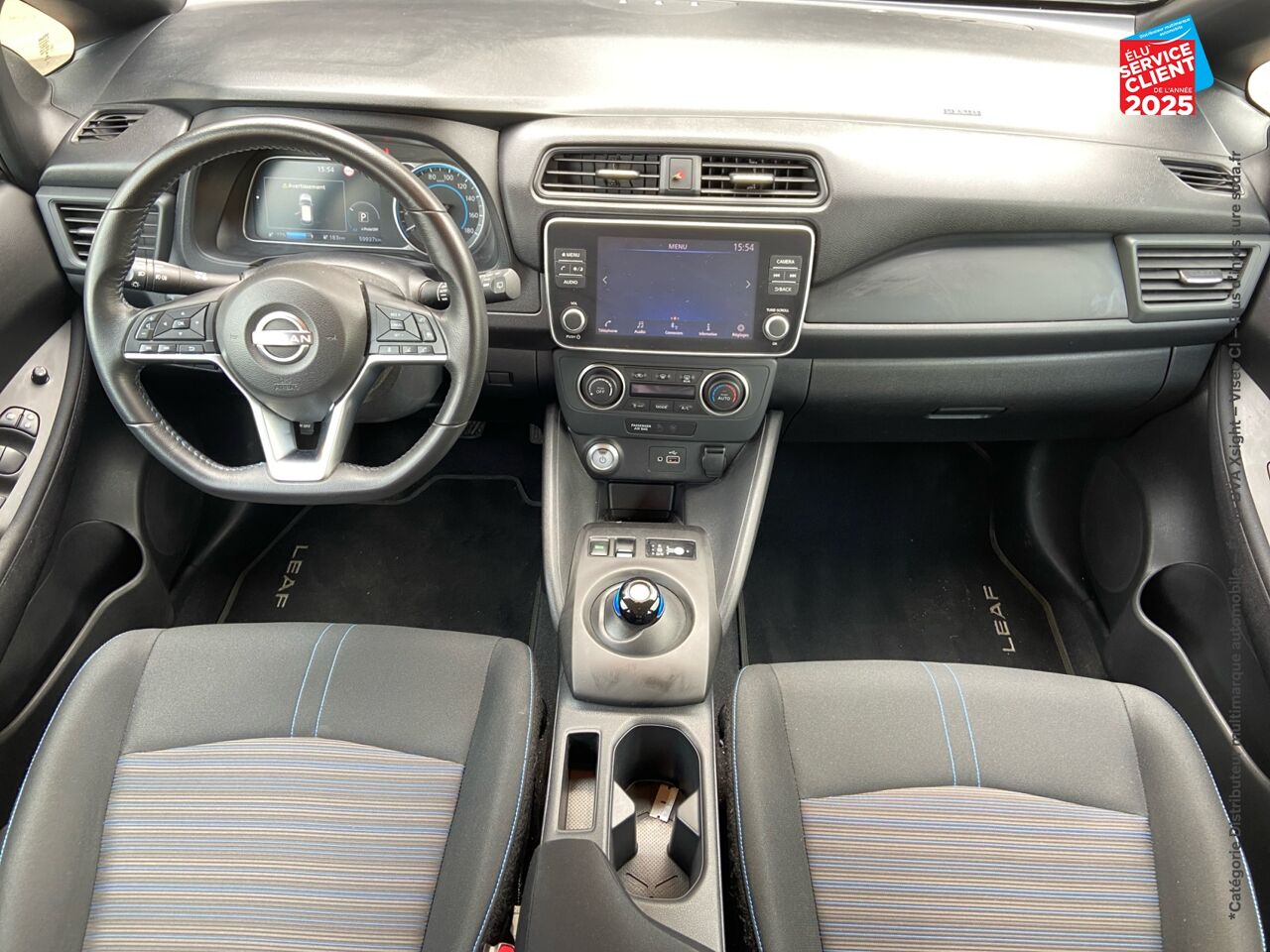 Véhicule d'occasion NISSAN LEAF 150CH 40KWH ACENTA 22 chez Toyota Thionville