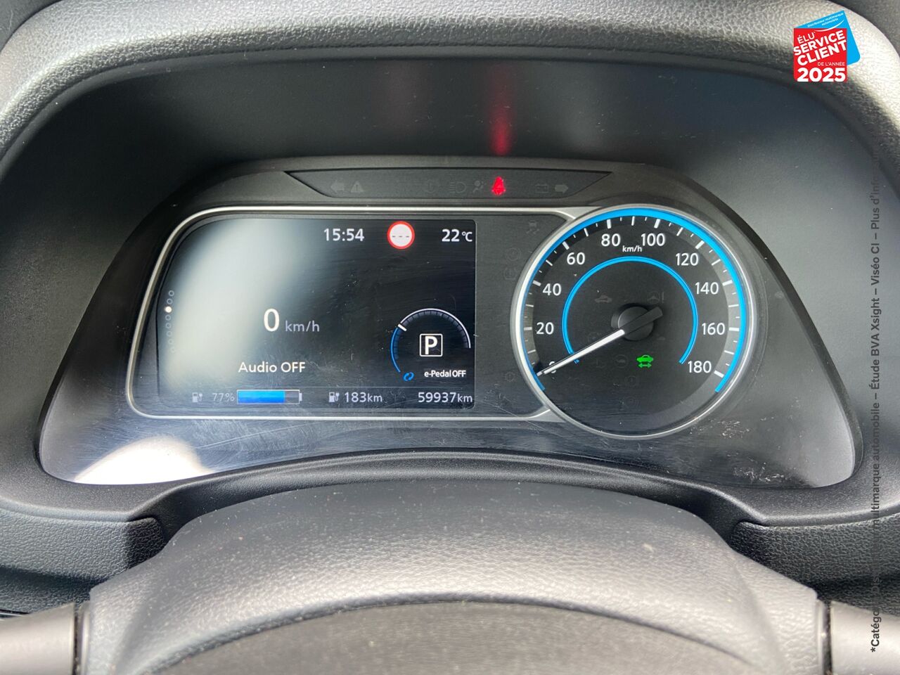 Véhicule d'occasion NISSAN LEAF 150CH 40KWH ACENTA 22 chez Toyota Thionville