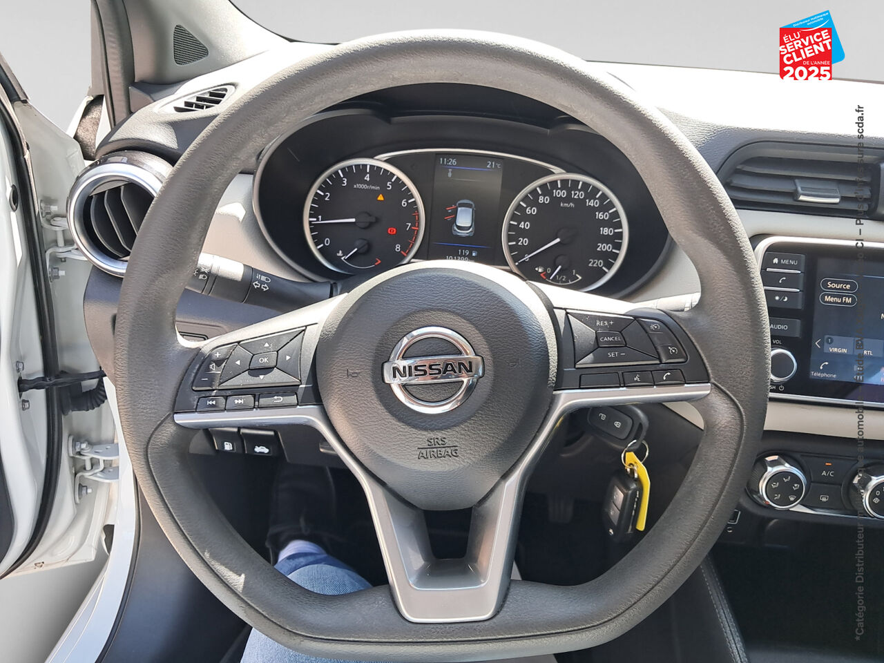 Véhicule d'occasion NISSAN MICRA 1.0 IG-T 100CH ACENTA 2020 chez Toyota Thionville
