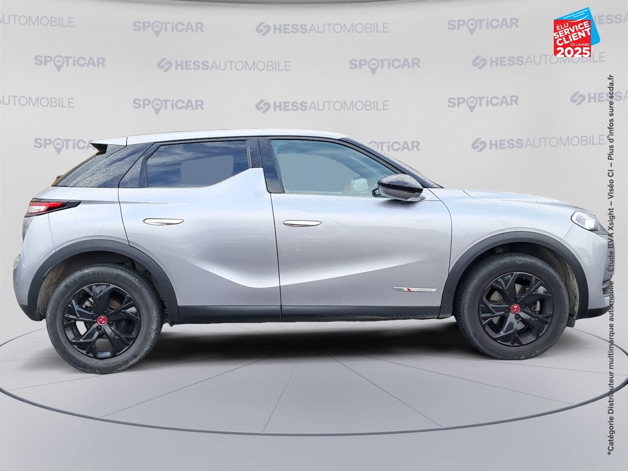 Véhicule d'occasion DS DS 3 CROSSBACK PURETECH 130CH PERFORMANCE LINE AUTOMATIQUE chez Volvo Chalons