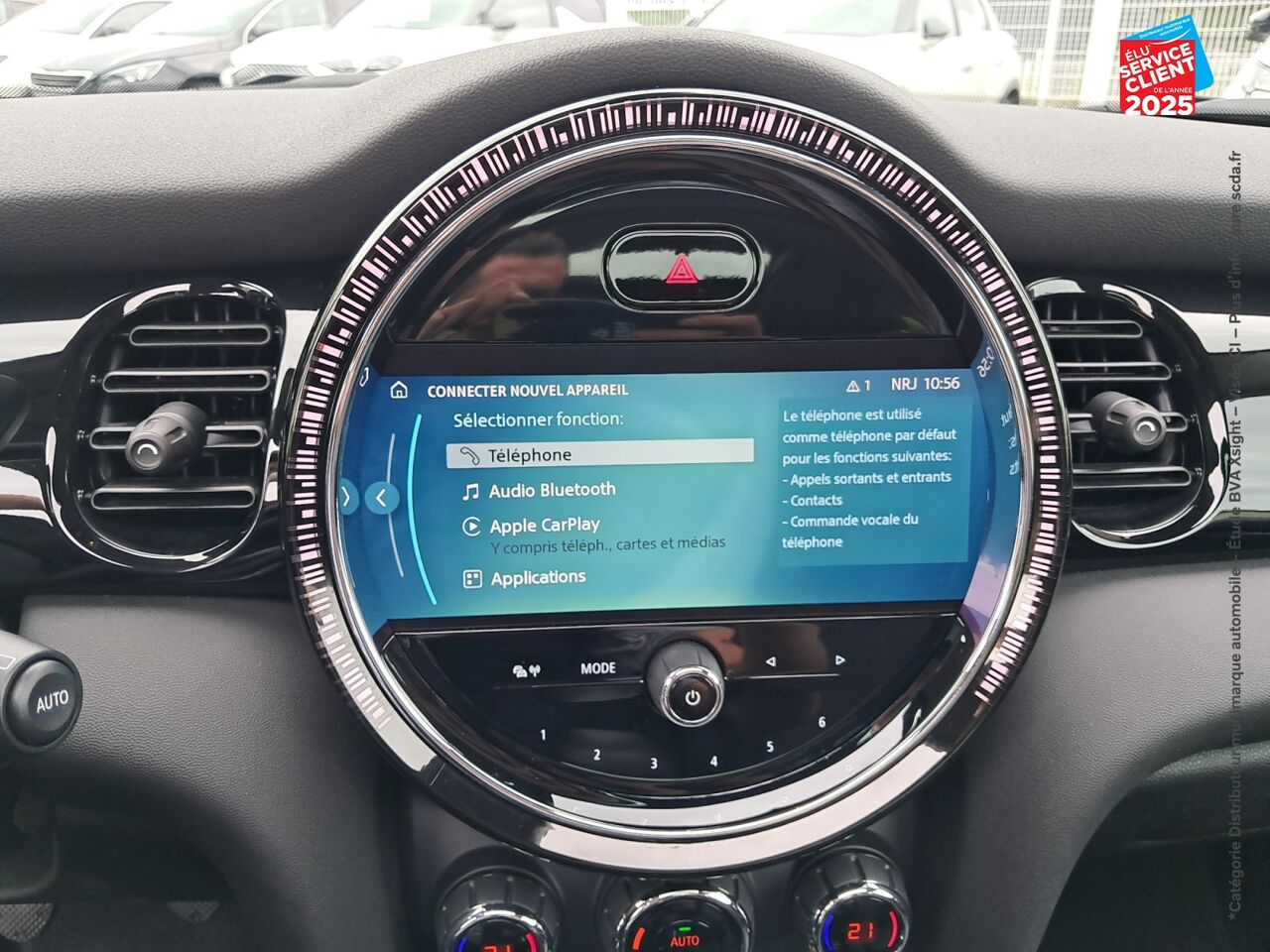 Véhicule d'occasion MINI MINI ONE 102CH EDITION CAMDEN SIEGES CUIR GPS CAMERA CARPLAY chez MINI Lons-Le-Saunier