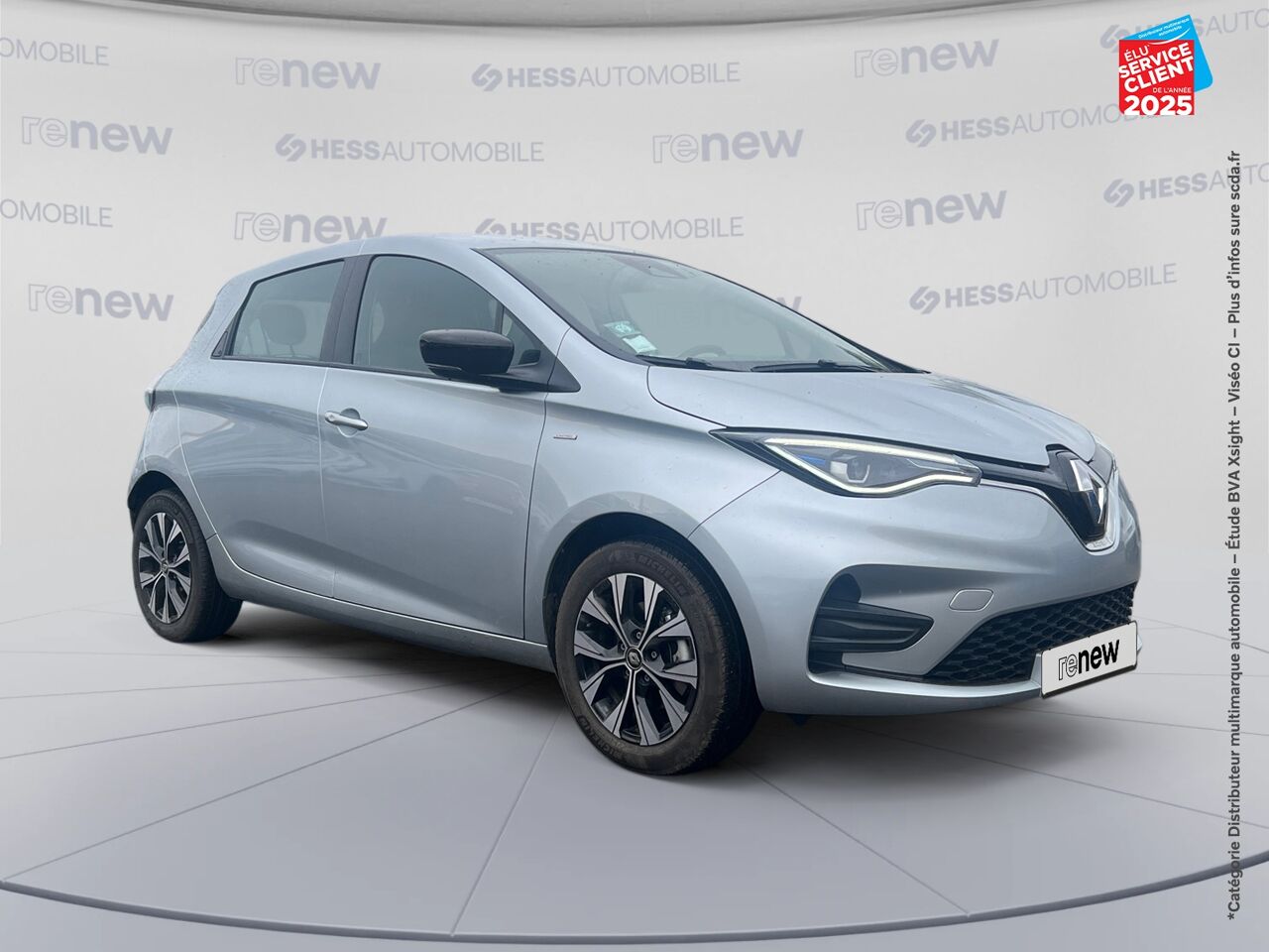 Véhicule d'occasion RENAULT ZOE E-TECH LIMITED CHARGE NORMALE R110 ACHAT INTEGRAL GPS RADAR AR chez Renault Belfort