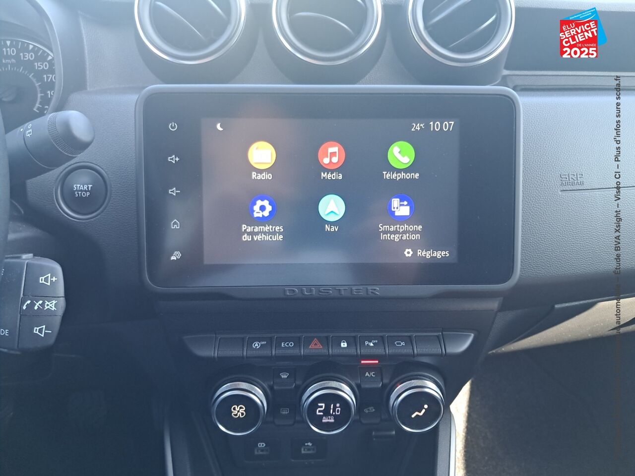 Véhicule d'occasion DACIA DUSTER 1.0 ECO-G 100CH PRESTIGE 4X2 chez Renault Sélestat