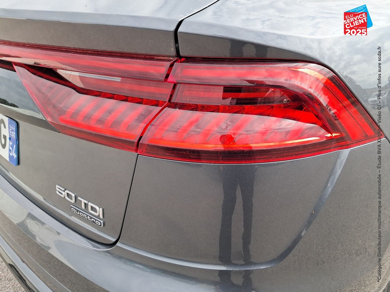 Véhicule d'occasion AUDI Q8 50 TDI 286CH AVUS EXTENDED QUATTRO TIPTRONIC 8 157G chez Toyota Bar le Duc