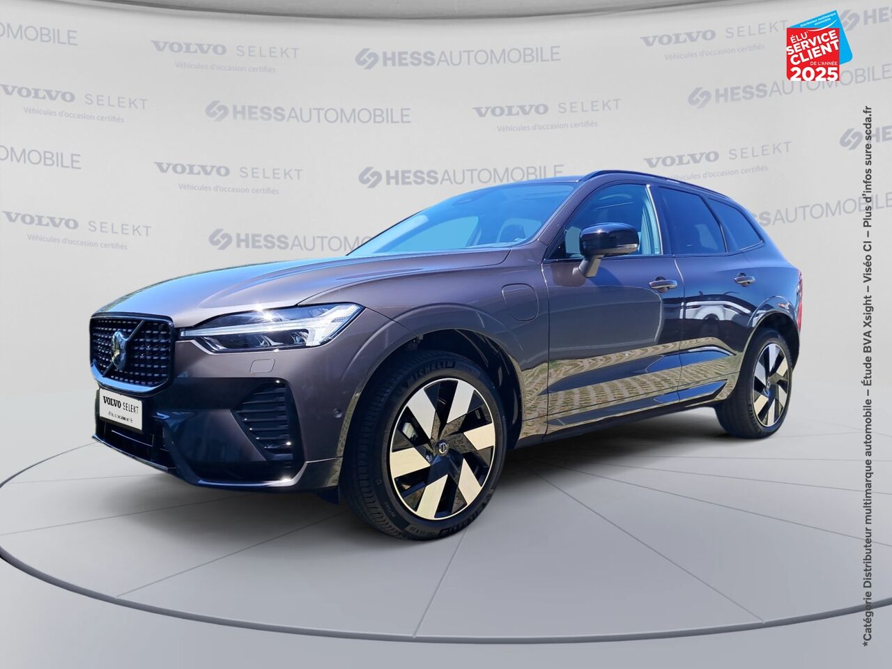 Véhicule neuf VOLVO XC60 T6 HYBRIDE RECHARGEABLE 253 + 145CH ULTRA STYLE DARK GEARTRONIC 8 AWD chez Volvo Strasbourg