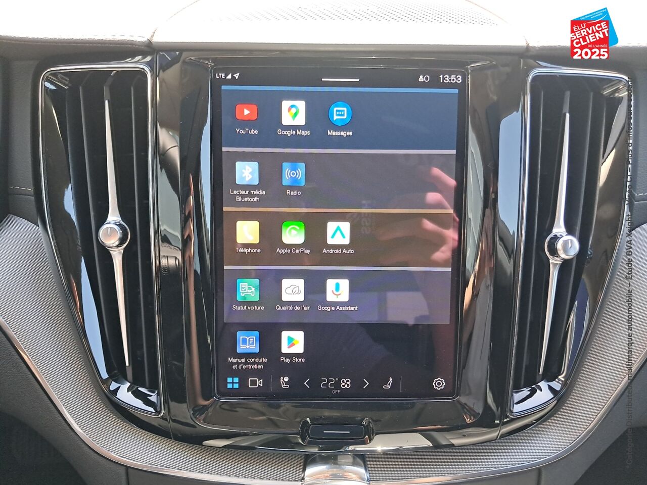 Véhicule neuf VOLVO XC60 T6 HYBRIDE RECHARGEABLE 253 + 145CH ULTRA STYLE DARK GEARTRONIC 8 AWD chez Volvo Strasbourg