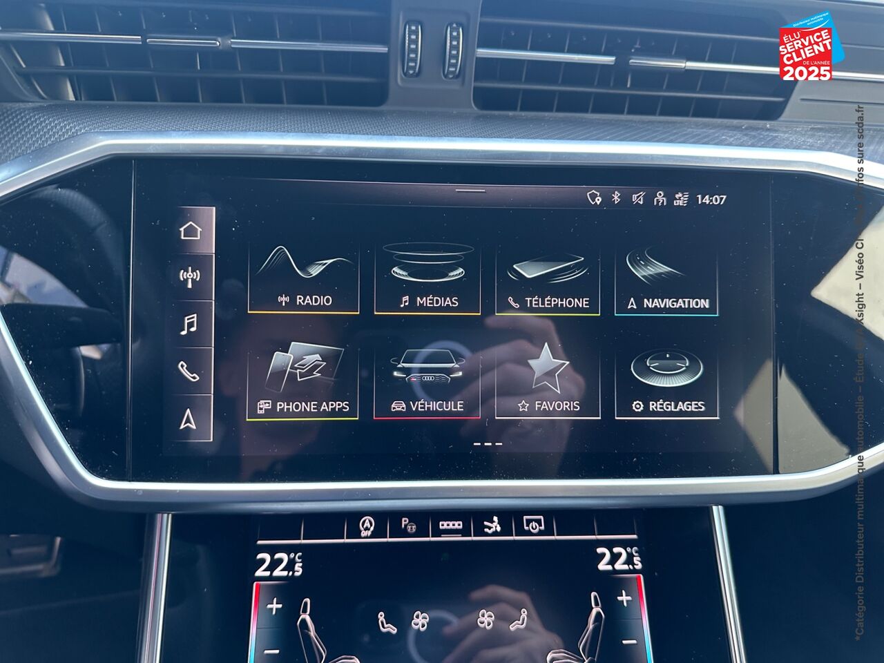 Véhicule d'occasion AUDI RS7 SPORTBACK 4.0 V8 TFSI 600CH QUATTRO TIPTRONIC 8 chez BMW Belfort