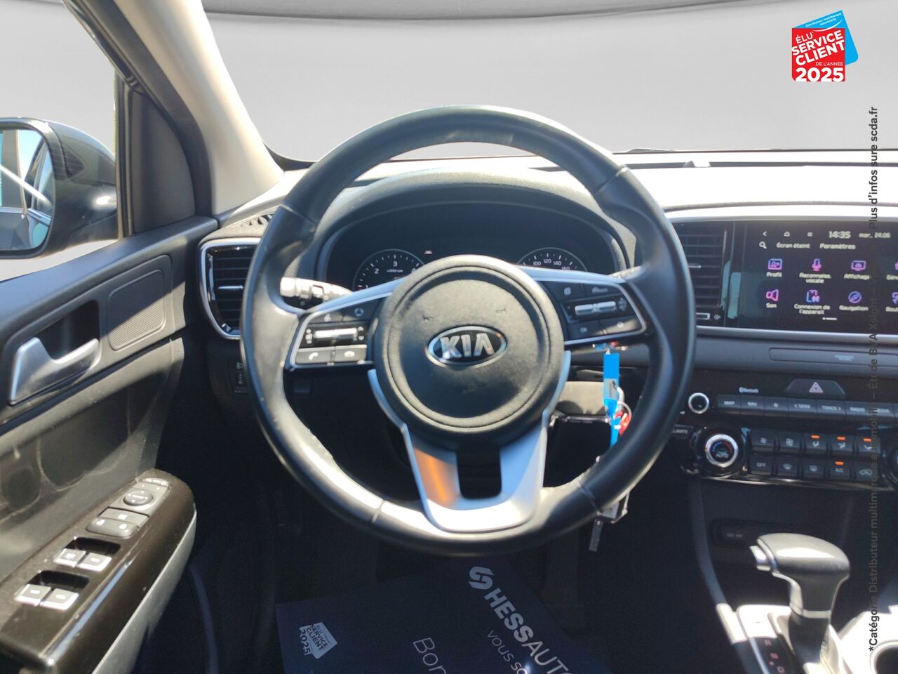 Véhicule d'occasion KIA SPORTAGE 1.6 CRDI 136CH MHEV BLACK EDITION 4X2 DCT7 chez Toyota Thionville