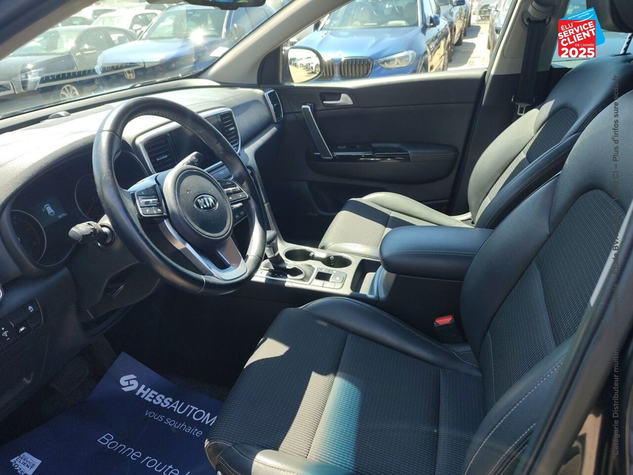 Véhicule d'occasion KIA SPORTAGE 1.6 CRDI 136CH MHEV BLACK EDITION 4X2 DCT7 chez Toyota Thionville
