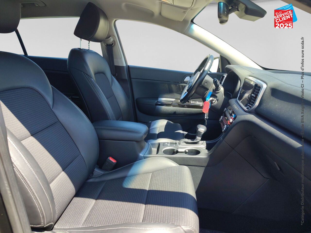 Véhicule d'occasion KIA SPORTAGE 1.6 CRDI 136CH MHEV BLACK EDITION 4X2 DCT7 chez Toyota Thionville