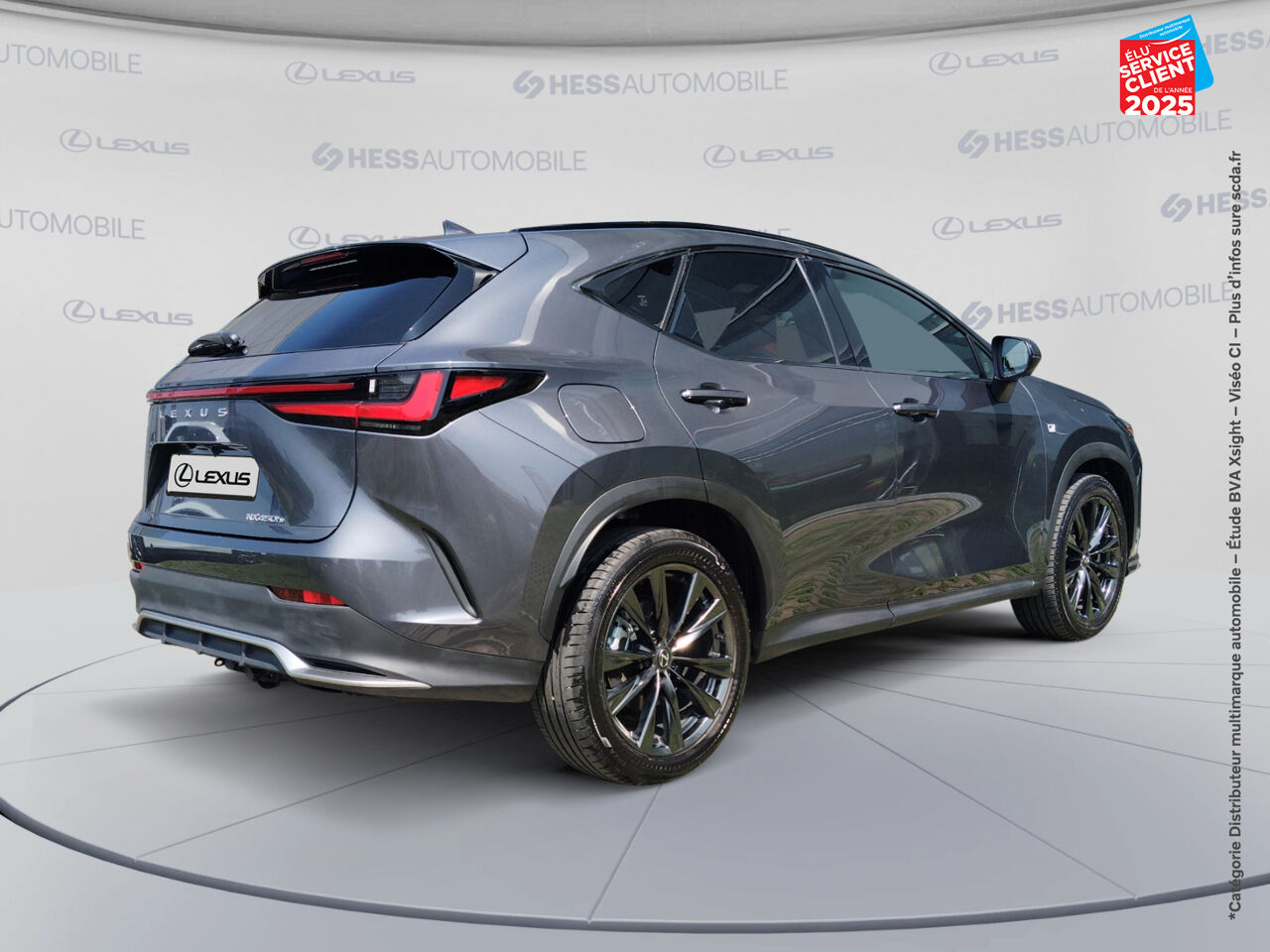 Véhicule d'occasion LEXUS NX 450H+ F SPORT EXECUTIVE 4WD TOUVRANT SIEGE CHAUF VENTIL VOLANT CHAUF CAMERA GPS chez Lexus Strasbourg