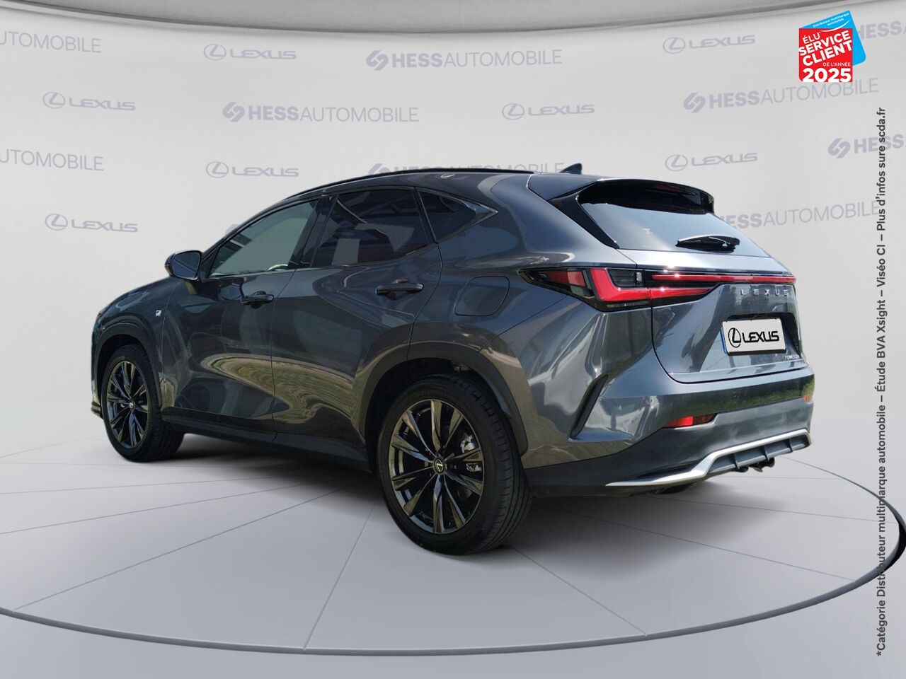 Véhicule d'occasion LEXUS NX 450H+ F SPORT EXECUTIVE 4WD TOUVRANT SIEGE CHAUF VENTIL VOLANT CHAUF CAMERA GPS chez Lexus Strasbourg