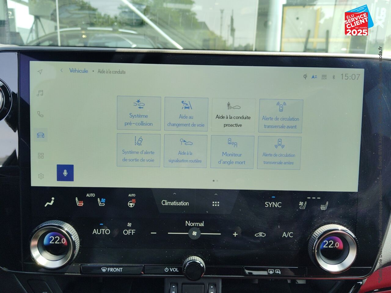 Véhicule d'occasion LEXUS NX 450H+ F SPORT EXECUTIVE 4WD TOUVRANT SIEGE CHAUF VENTIL VOLANT CHAUF CAMERA GPS chez Lexus Strasbourg