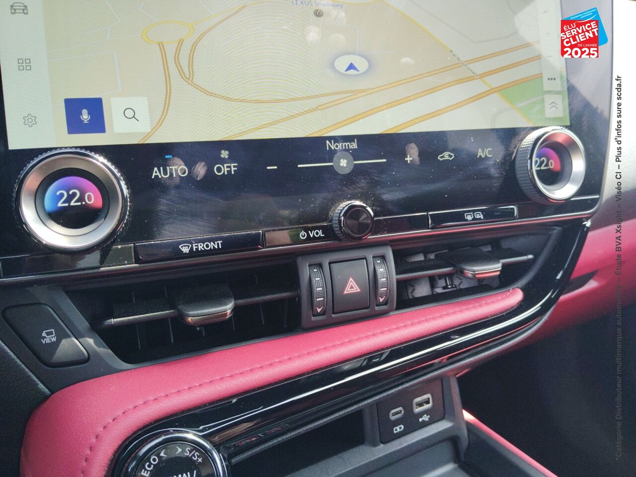 Véhicule d'occasion LEXUS NX 450H+ F SPORT EXECUTIVE 4WD TOUVRANT SIEGE CHAUF VENTIL VOLANT CHAUF CAMERA GPS chez Lexus Strasbourg