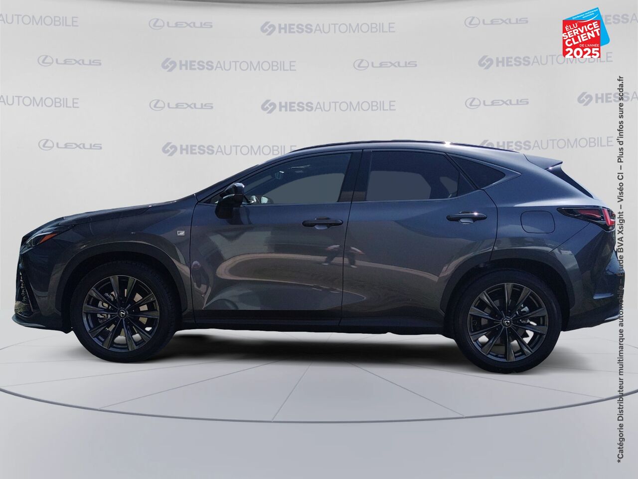 Véhicule d'occasion LEXUS NX 450H+ F SPORT EXECUTIVE 4WD TOUVRANT SIEGE CHAUF VENTIL VOLANT CHAUF CAMERA GPS chez Lexus Strasbourg