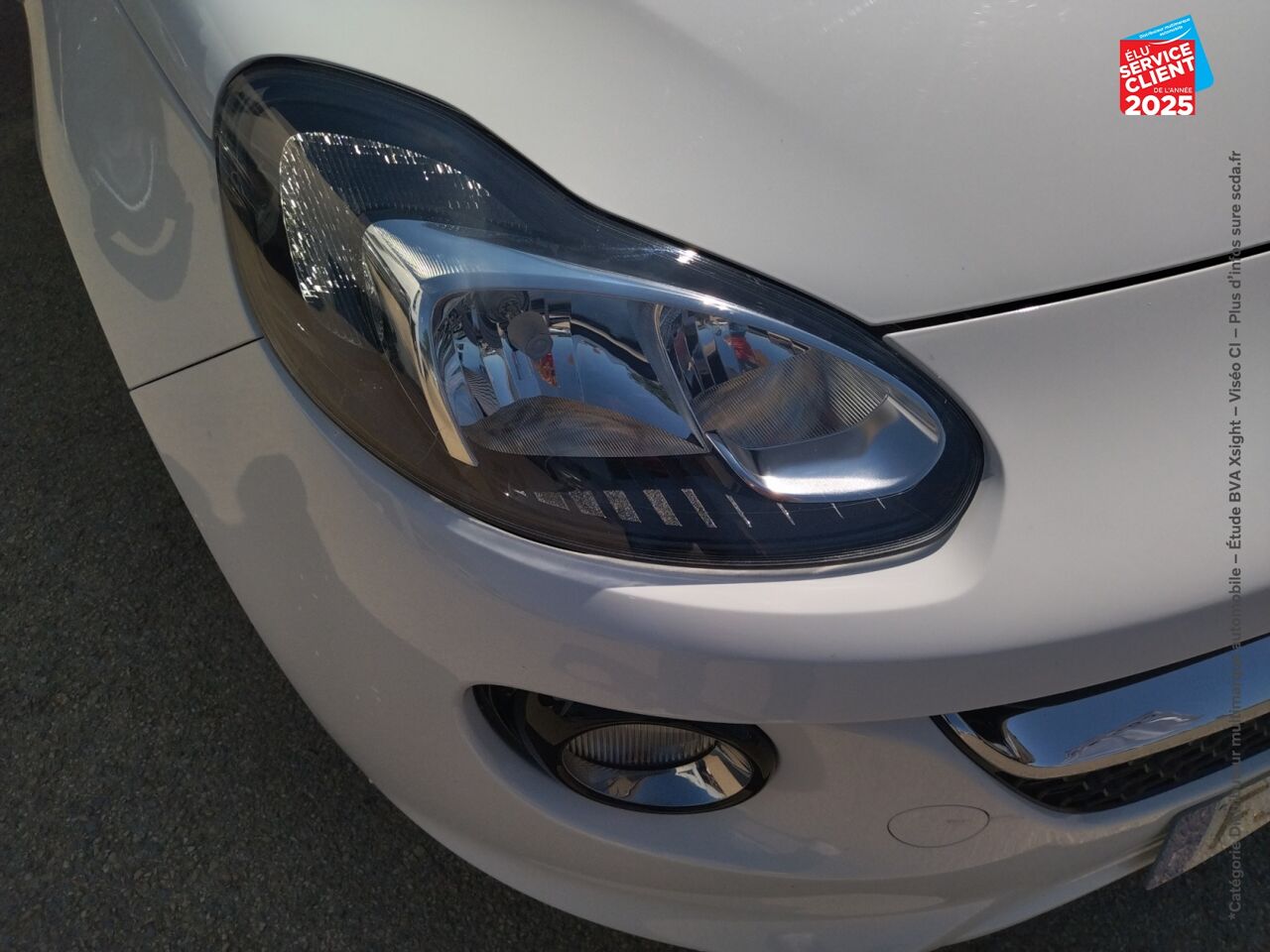 Véhicule d'occasion OPEL ADAM 1.4 TWINPORT 87CH WHITE EDITION START/STOP chez Dacia Montbéliard