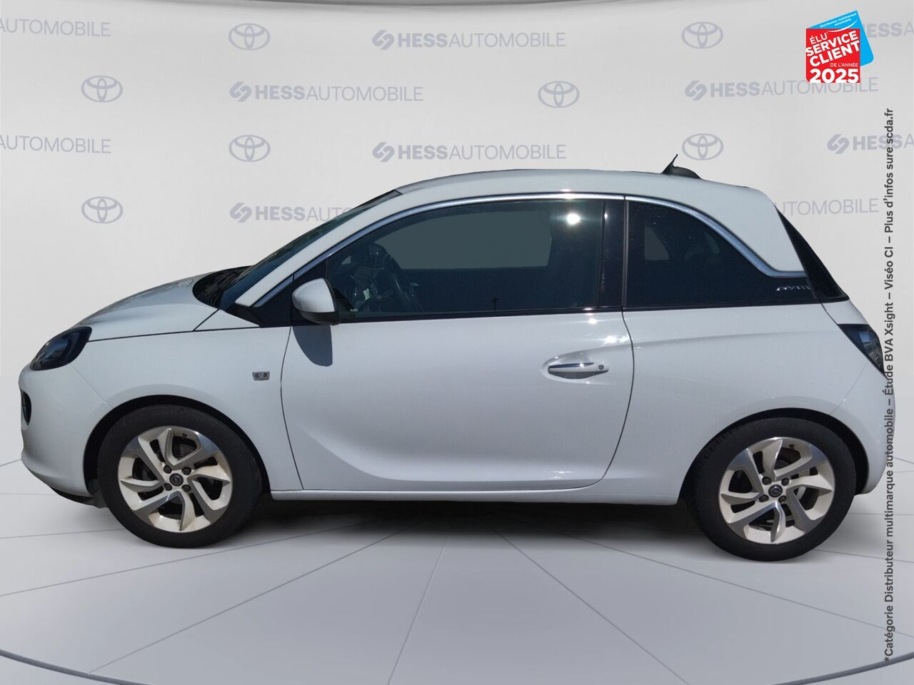 Véhicule d'occasion OPEL ADAM 1.4 TWINPORT 87CH WHITE EDITION START/STOP chez Dacia Montbéliard