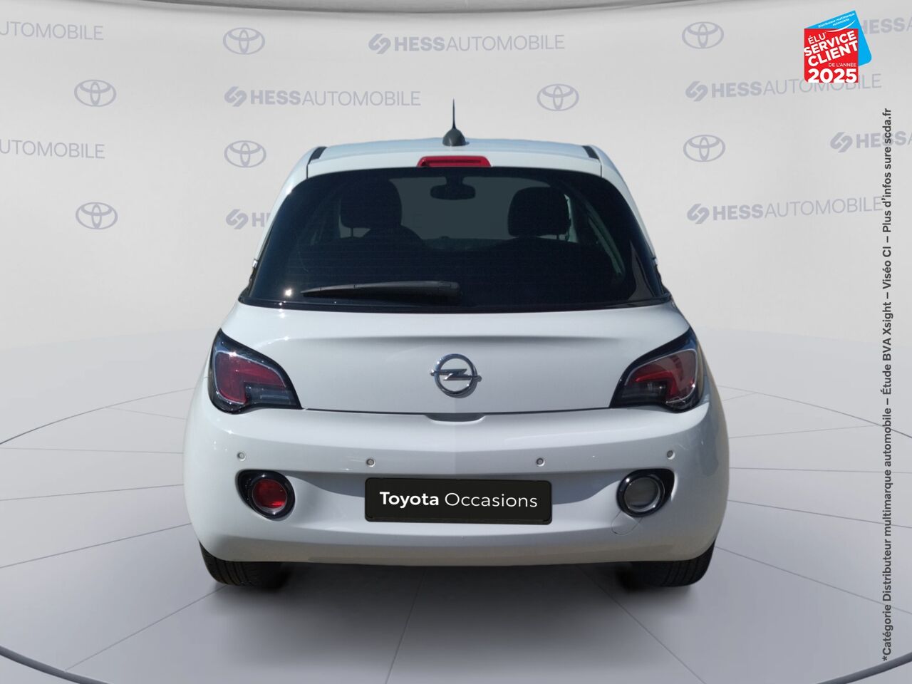 Véhicule d'occasion OPEL ADAM 1.4 TWINPORT 87CH WHITE EDITION START/STOP chez Dacia Montbéliard