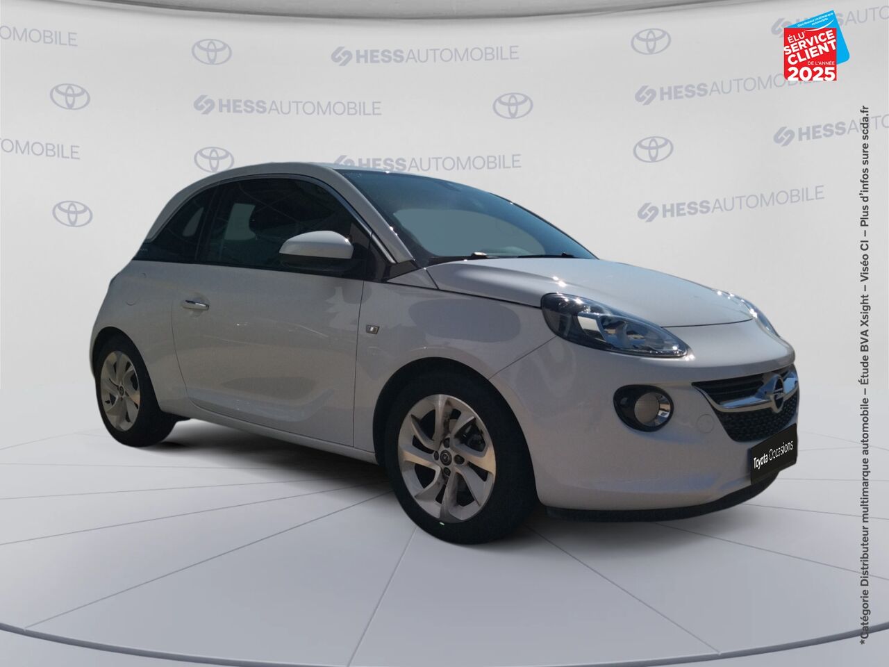 Véhicule d'occasion OPEL ADAM 1.4 TWINPORT 87CH WHITE EDITION START/STOP chez Dacia Montbéliard