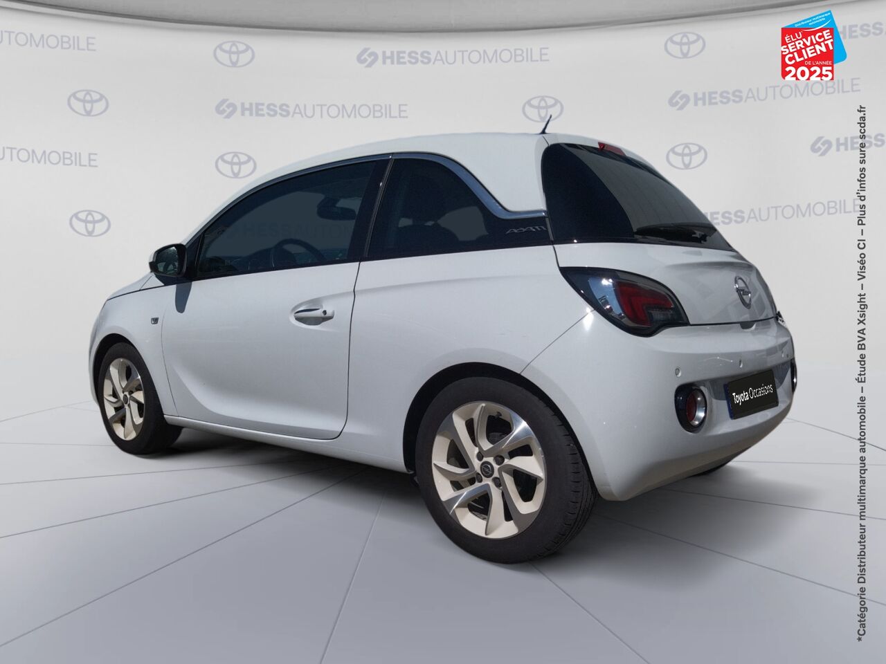 Véhicule d'occasion OPEL ADAM 1.4 TWINPORT 87CH WHITE EDITION START/STOP chez Dacia Montbéliard