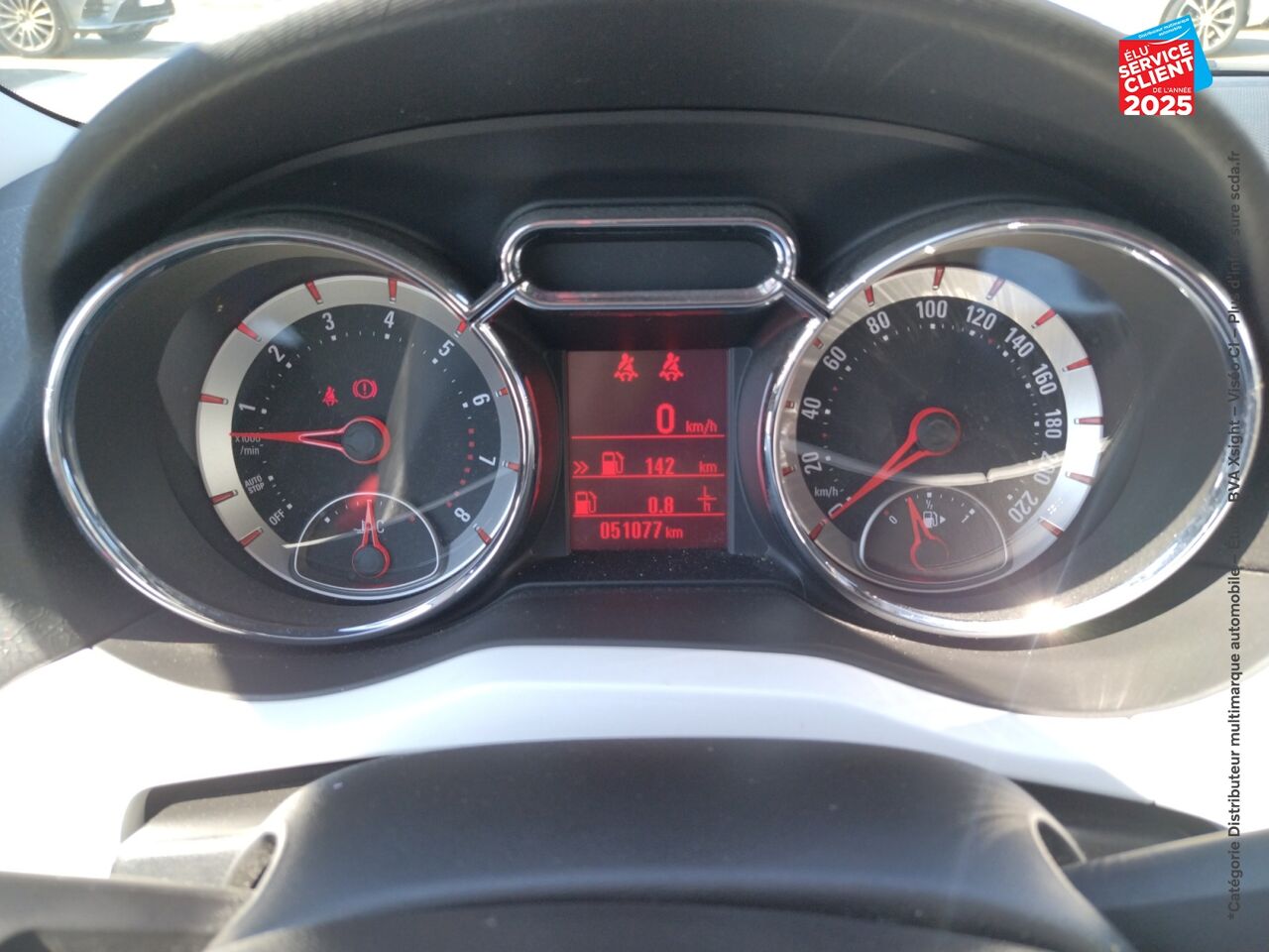 Véhicule d'occasion OPEL ADAM 1.4 TWINPORT 87CH WHITE EDITION START/STOP chez Dacia Montbéliard