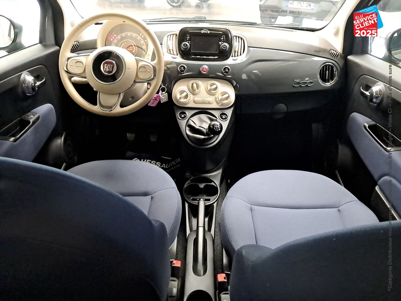 Véhicule d'occasion FIAT 500 1.0 70CH BSG S/S CULT chez HESS Automobile
