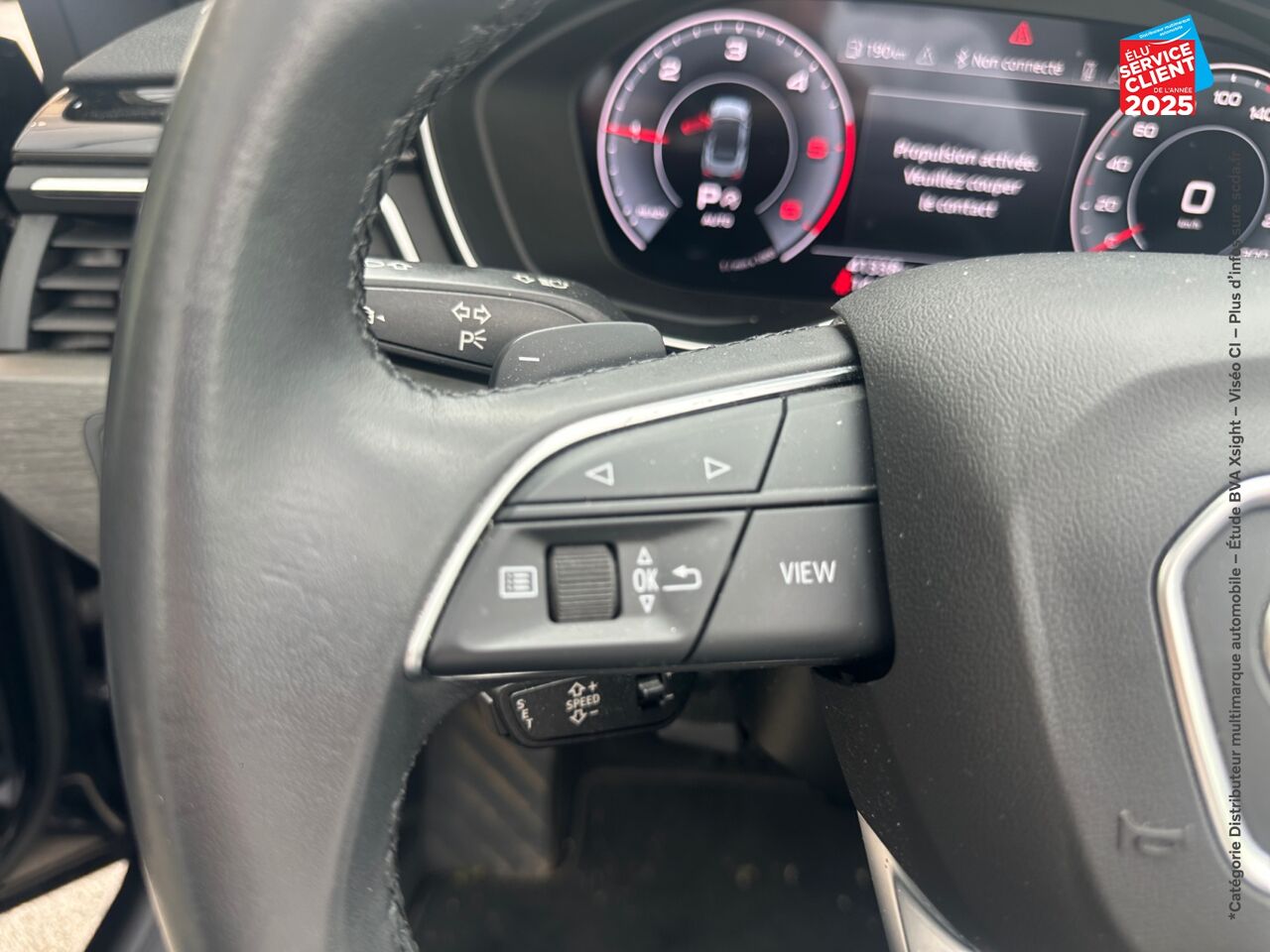 Véhicule d'occasion AUDI A5 CABRIOLET 35 TDI 163CH AVUS S TRONIC 7 chez Volvo Chalons