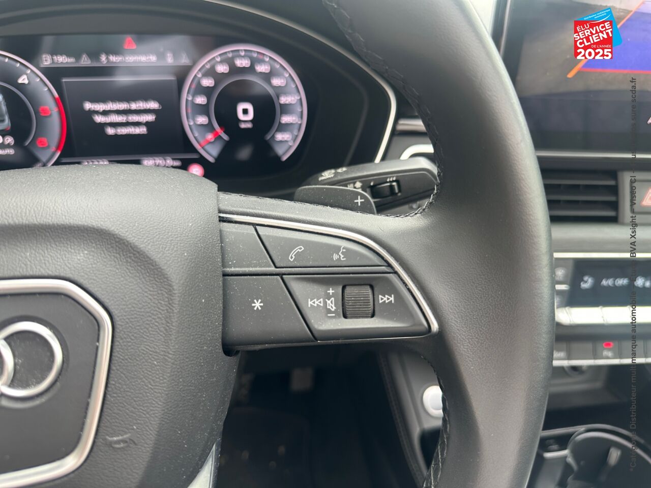 Véhicule d'occasion AUDI A5 CABRIOLET 35 TDI 163CH AVUS S TRONIC 7 chez Volvo Chalons