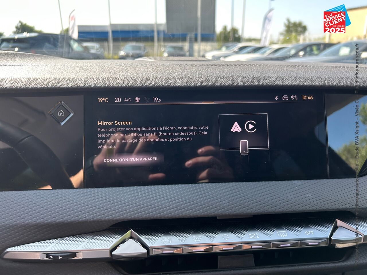 Véhicule d'occasion DS DS 4 E-TENSE 225CH RIVOLI SIEGE CHAUF CAMERA GPS chez Hyundai Chalons