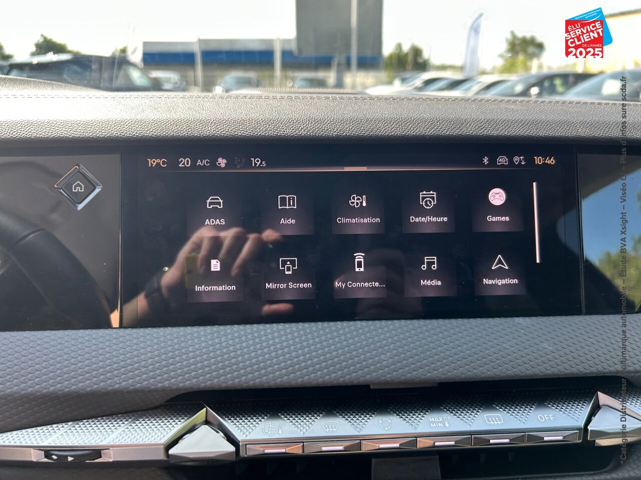 Véhicule d'occasion DS DS 4 E-TENSE 225CH RIVOLI SIEGE CHAUF CAMERA GPS chez Hyundai Chalons