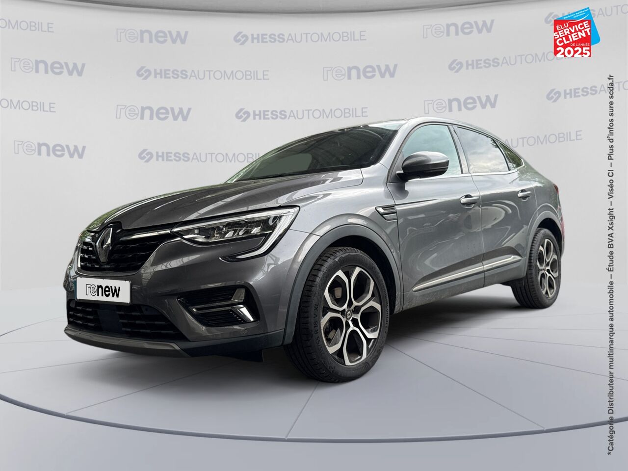 Véhicule d'occasion RENAULT ARKANA 1.3 TCE MILD HYBRID 140CH TECHNO EDC -22 GPS chez Hyundai Epernay