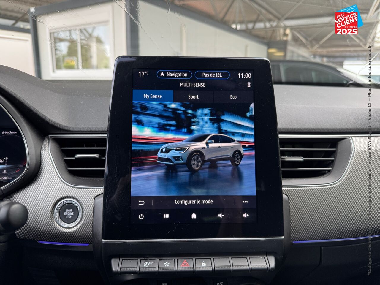 Véhicule d'occasion RENAULT ARKANA 1.3 TCE 140CH FAP INTENS EDC -21B chez HESS Automobile