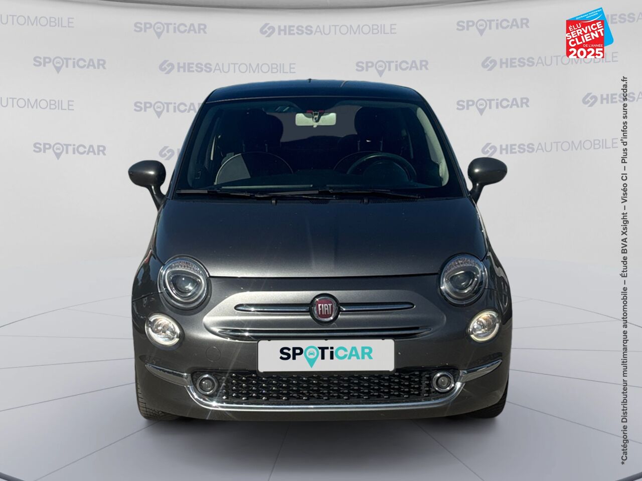 Véhicule d'occasion FIAT 500 1.2 8V 69CH ECO PACK LOUNGE EURO6D chez Toyota Thionville