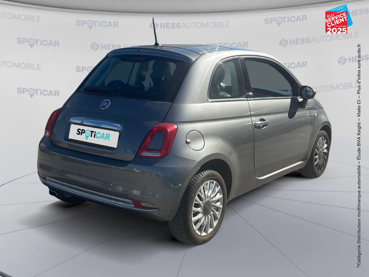 Véhicule d'occasion FIAT 500 1.2 8V 69CH ECO PACK LOUNGE EURO6D chez Toyota Thionville