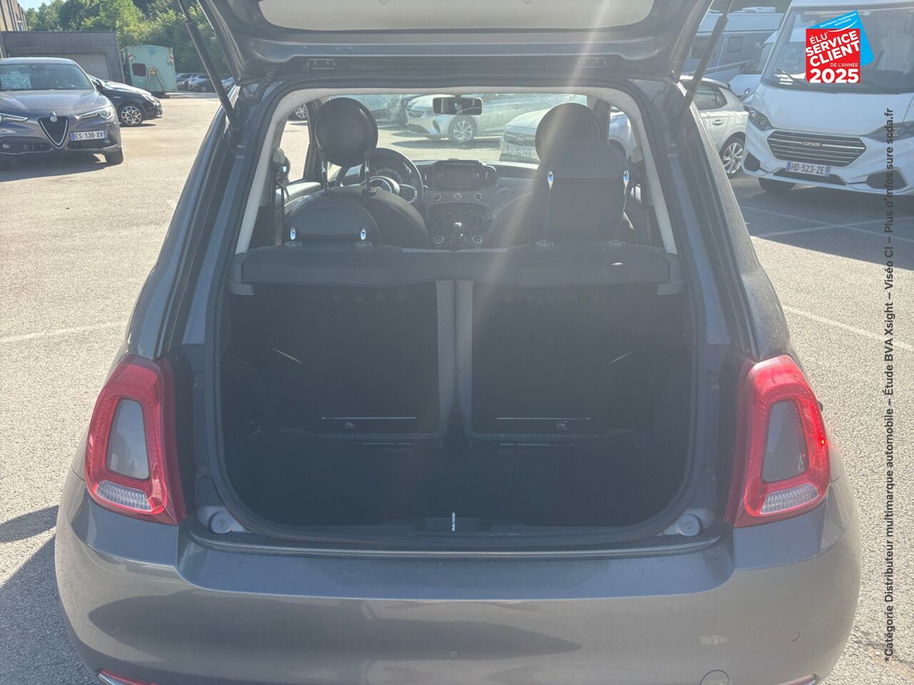 Véhicule d'occasion FIAT 500 1.2 8V 69CH ECO PACK LOUNGE EURO6D chez Toyota Thionville