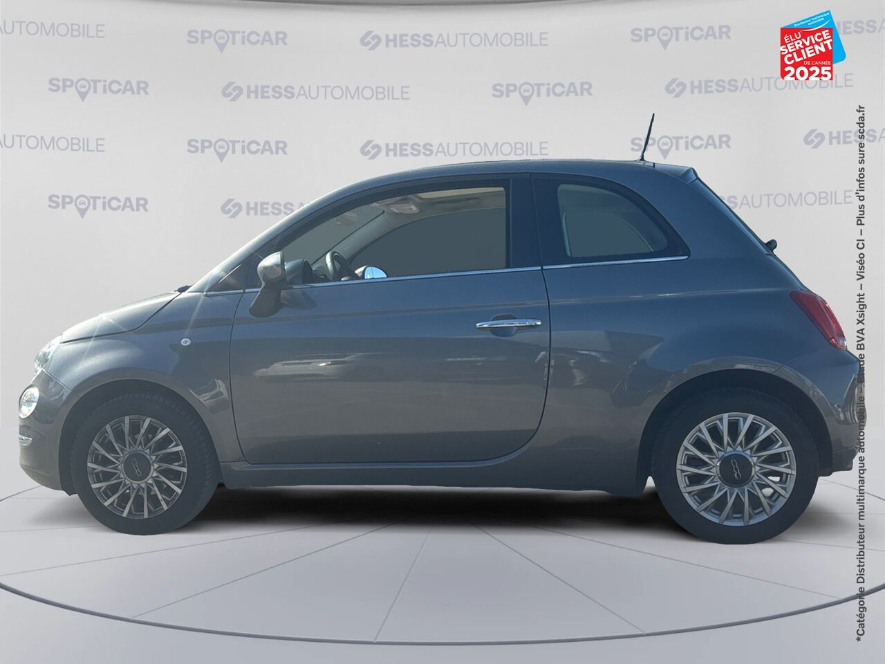 Véhicule d'occasion FIAT 500 1.2 8V 69CH ECO PACK LOUNGE EURO6D chez Toyota Thionville