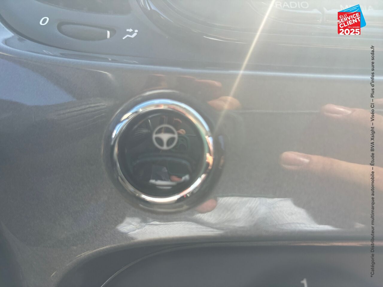 Véhicule d'occasion FIAT 500 1.2 8V 69CH ECO PACK LOUNGE EURO6D chez Toyota Thionville