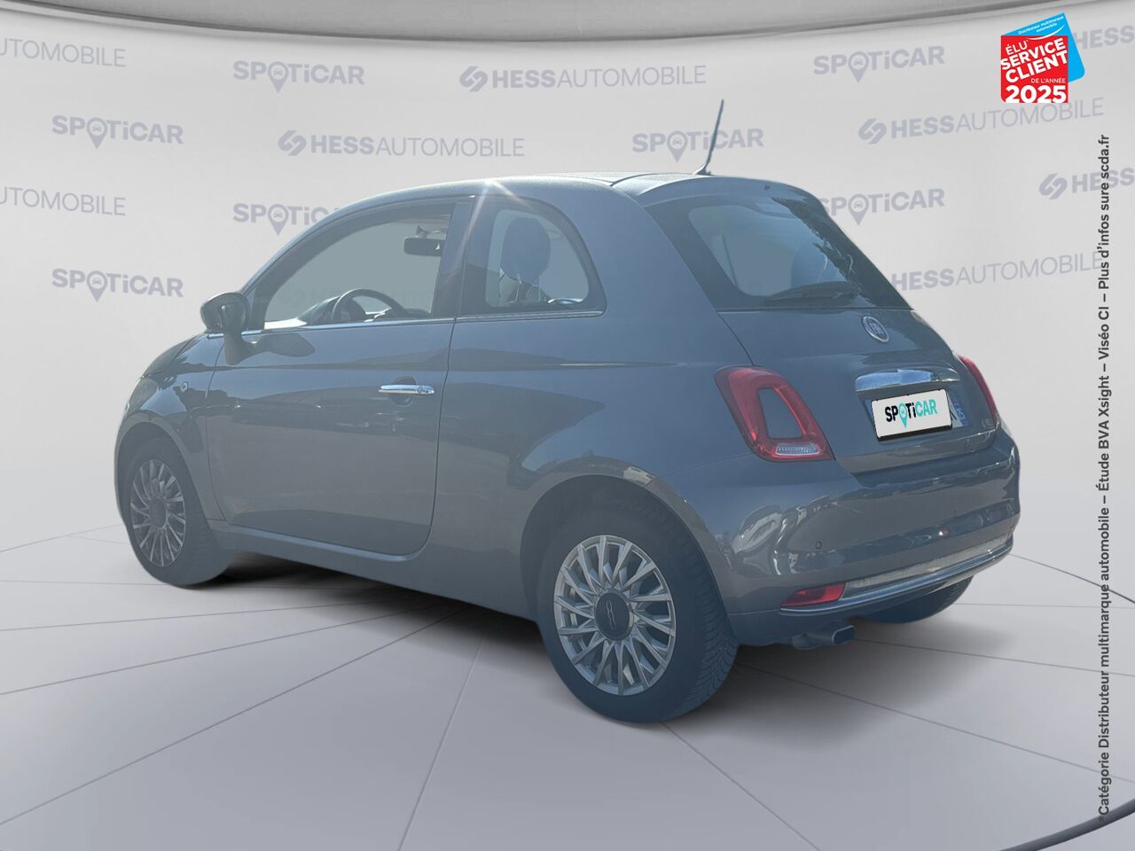 Véhicule d'occasion FIAT 500 1.2 8V 69CH ECO PACK LOUNGE EURO6D chez Toyota Thionville