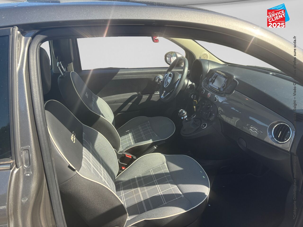 Véhicule d'occasion FIAT 500 1.2 8V 69CH ECO PACK LOUNGE EURO6D chez Toyota Thionville