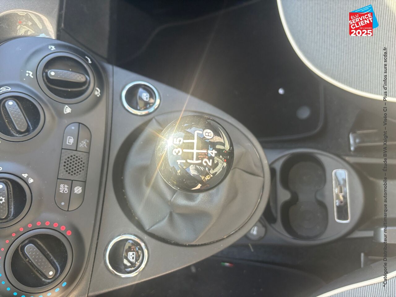 Véhicule d'occasion FIAT 500 1.2 8V 69CH ECO PACK LOUNGE EURO6D chez Toyota Thionville