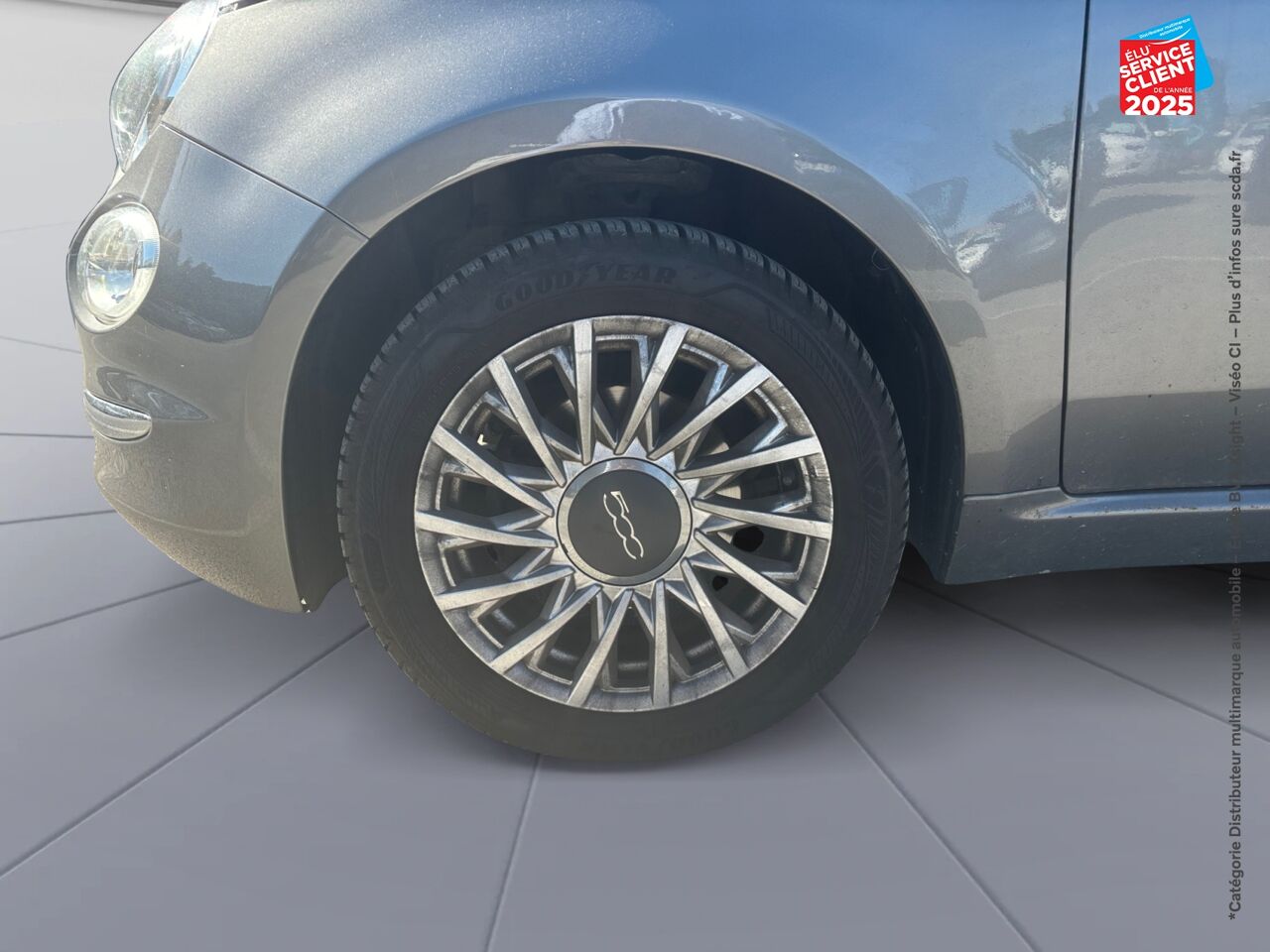 Véhicule d'occasion FIAT 500 1.2 8V 69CH ECO PACK LOUNGE EURO6D chez Toyota Thionville