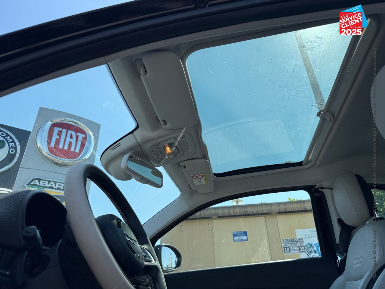 Véhicule d'occasion FIAT 500 3+1 E 118CH LA PRIMA TPANO CAMERA GPS chez Opel Bar le Duc