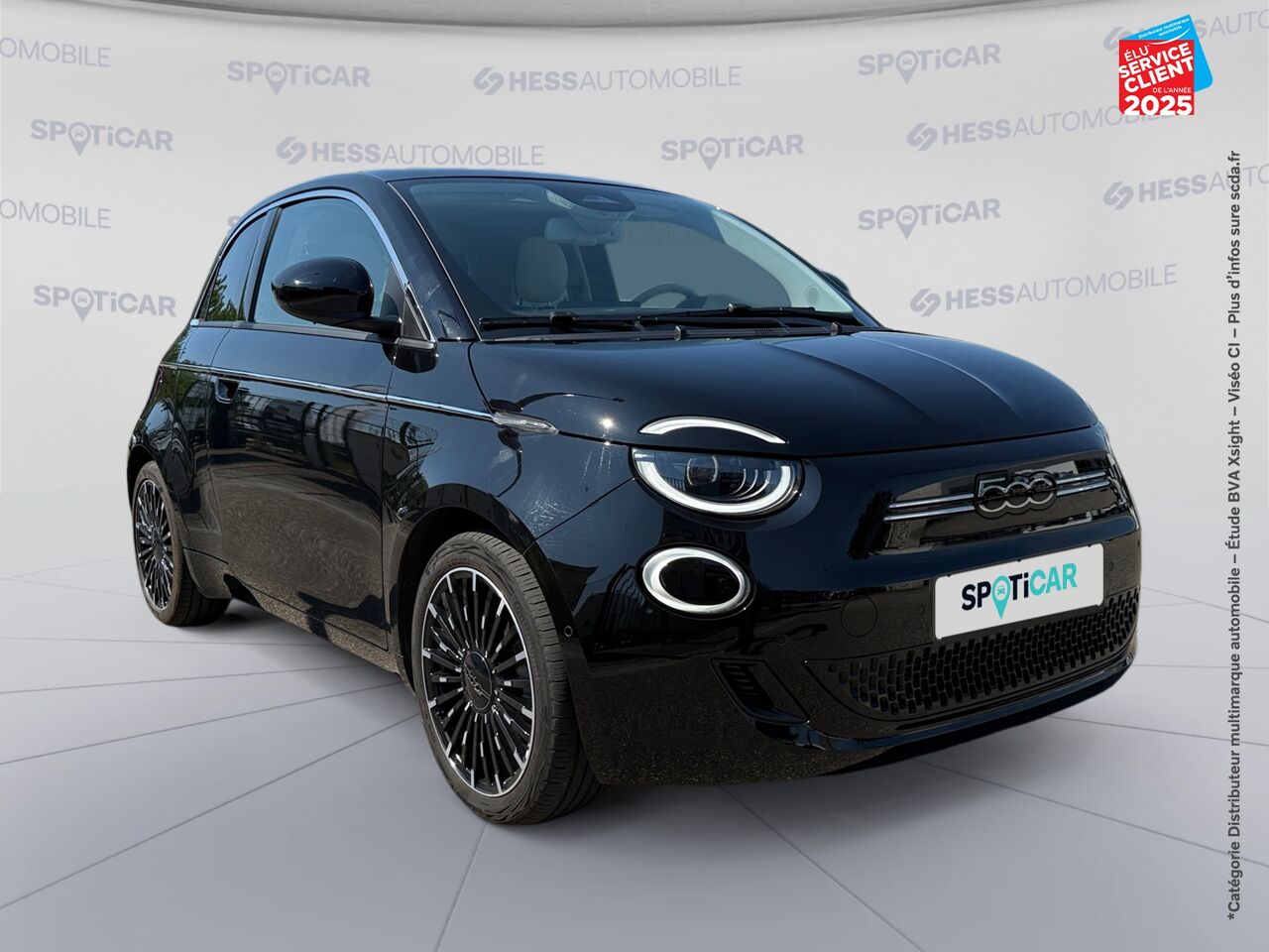 Véhicule d'occasion FIAT 500 3+1 E 118CH LA PRIMA TPANO CAMERA GPS chez Opel Bar le Duc