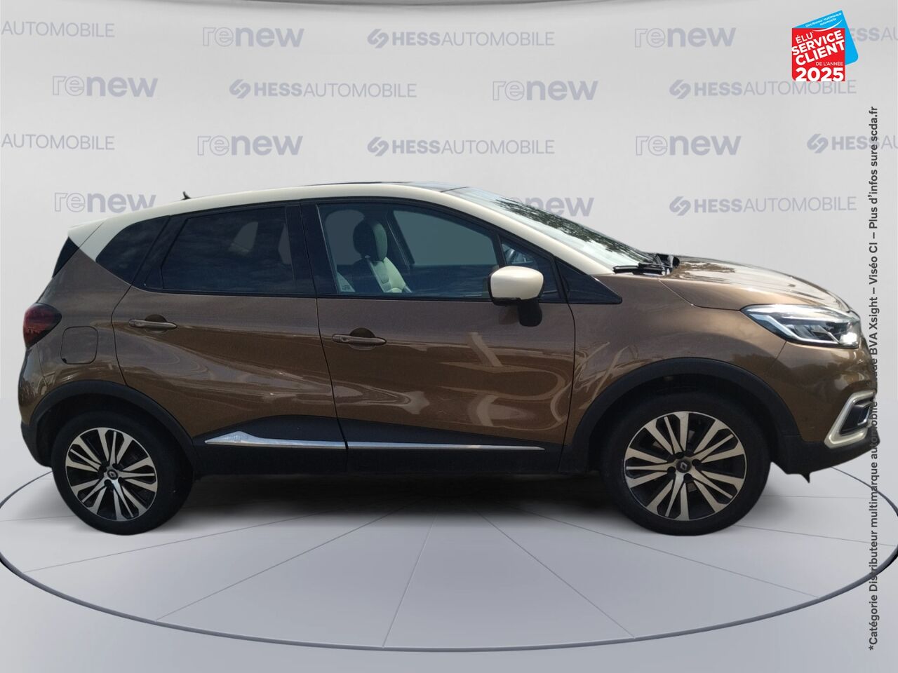 Véhicule d'occasion RENAULT CAPTUR 1.2 TCE 120CH ENERGY INITIALE PARIS EDC chez Dacia Belfort