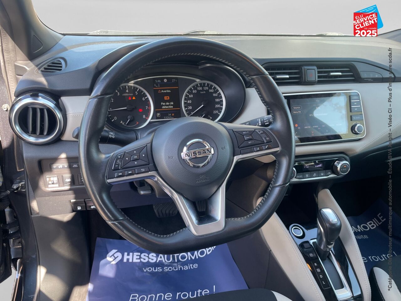 Véhicule d'occasion NISSAN MICRA 1.0 IG-T 100CH TEKNA XTRONIC 2019 EURO6-EVAP chez Renault Strasbourg