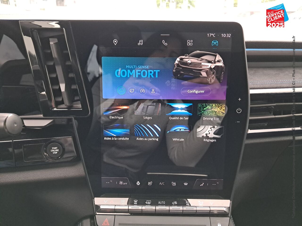 Véhicule d'occasion RENAULT ESPACE 1.2 E-TECH FULL HYBRID 200CH ESPRIT ALPINE chez Toyota Thionville