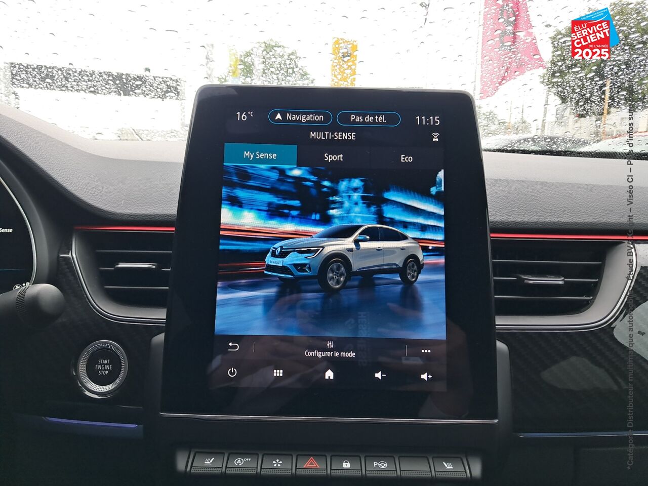 Véhicule d'occasion RENAULT ARKANA 1.3 TCE MILD HYBRID 160CH RS LINE EDC -22 chez Toyota Bar le Duc