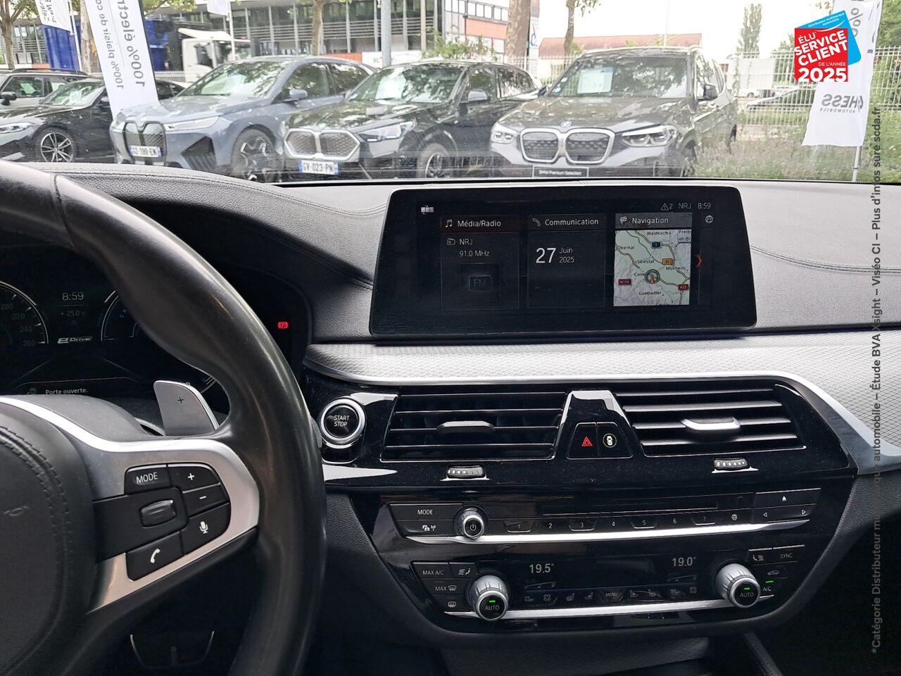 Véhicule d'occasion BMW SERIE 5 530EA 252CH M SPORT STEPTRONIC EURO6D-T chez Hyundai Reims